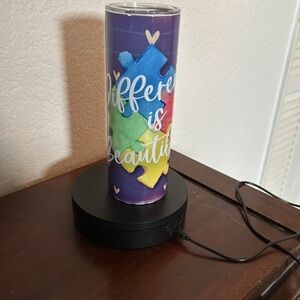 Autism Awareness “Different Is Beautiful “20 oz
Straight Skinny Tumbler